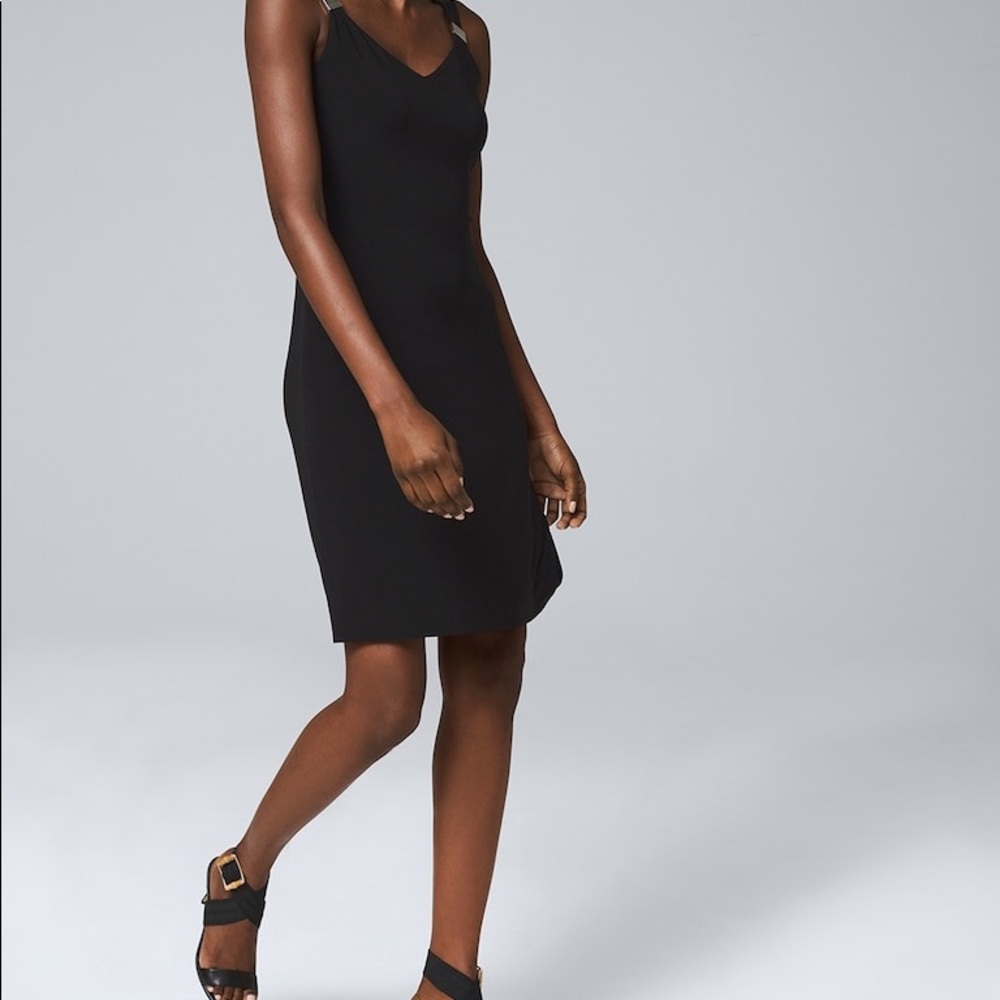 WHBM Reversible palm dress